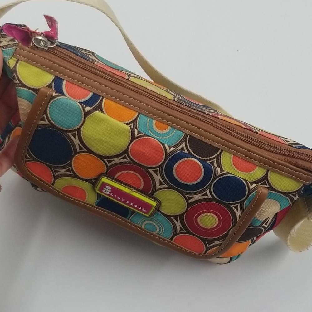 Lily Bloom Multicolor Retro Circle Crossbody Bag - image 7